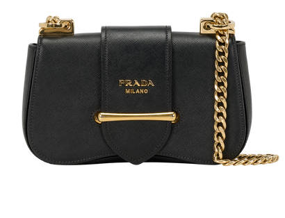 Small Sidonie, &pound;850, Handbags, Black, Leather, Front view